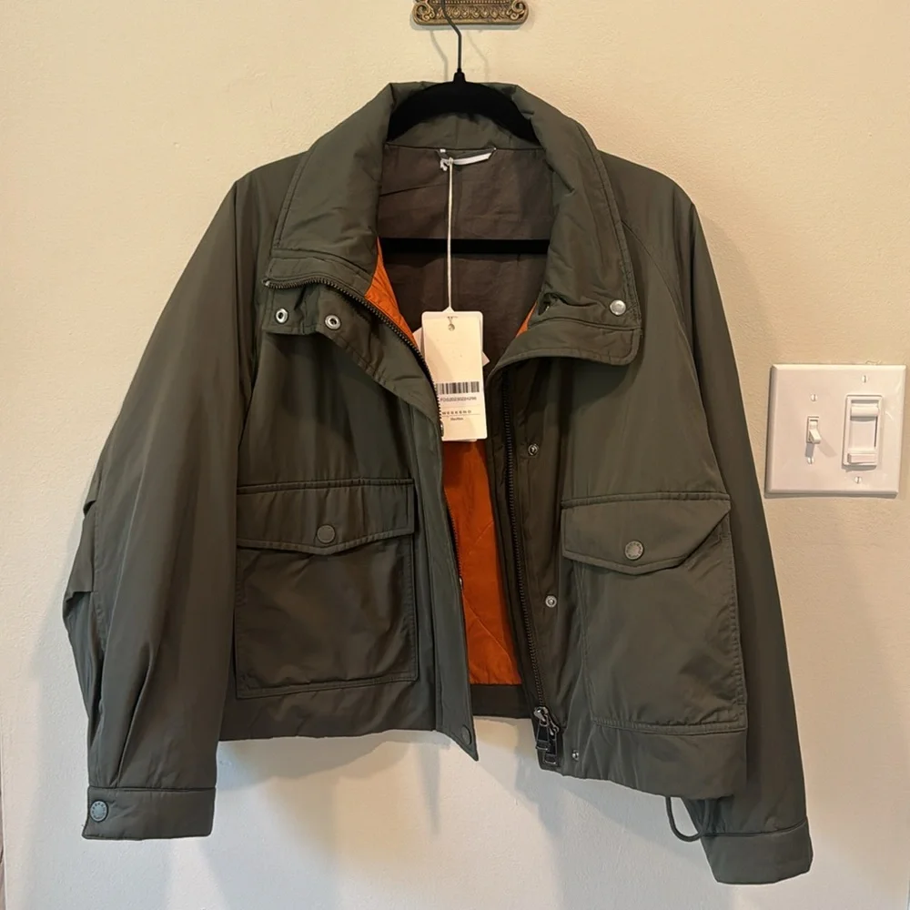 WEEKEND MAX MARA Fiorito Quilted Jacket in Green sz 4 / S BRAND NEW, EXT RARE - Picture 9 of 16